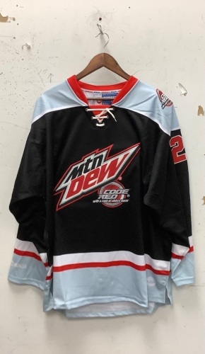 Mountain Dew Code Hockey Jersey, New, Adult XL - Lot 346
