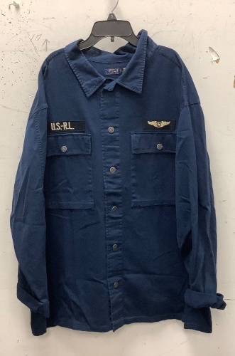 Ralph Lauren Long Sleeve Button Up Shirt, Size 3XL, New - Lot 475