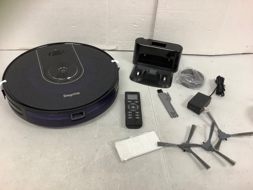 Bagotte Robotic Vaccum Cleaner, Powers Up, E-Commerce Return - Lot 455