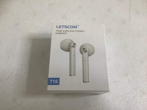 Letscom True Wireless Stereo Earbuds, New - Lot 279