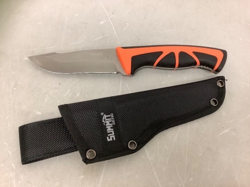 Summit Gear Knife & Sheath, Appears New - Lot 588