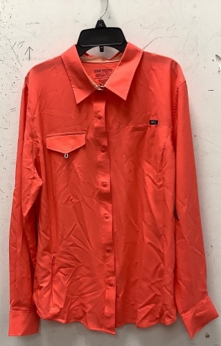 Men's Huk Shirt, XL, Missing Button, E-Comm Return - Lot 583