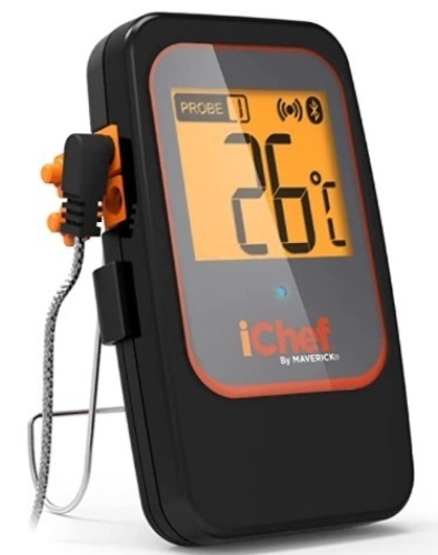 Bluetooth Digital Wireless Probe Meat Thermometer, Untested, No Batteries, Appears New - Lot 565