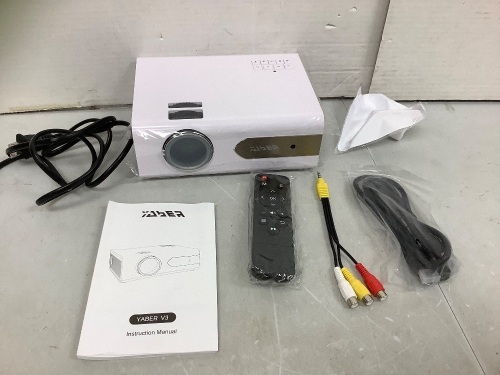 Mini Video Projector, Powers Up, Appears New - Lot 571