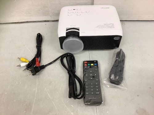 Digital LCD Projector, Powers Up, Appears New - Lot 502
