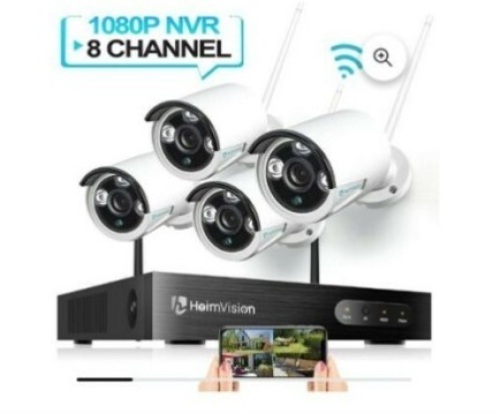 4pcs Wireless Indoor/Outdoor HD Surveillance Cameras, E-Commerce Return - Lot 832