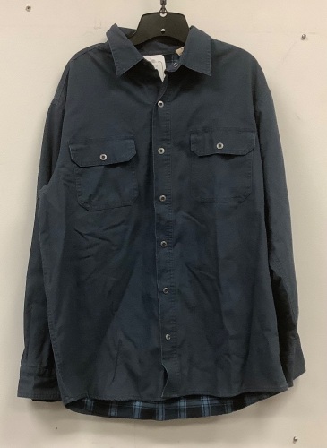 Red Head Button Up Shirt, Size L, E-Commerce Return - Lot 621