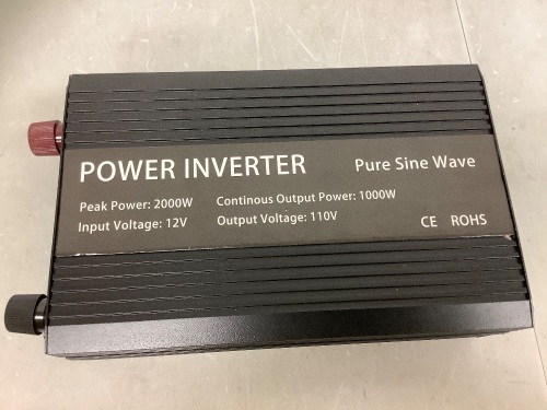 Power Inverter, No Box or Cords, Untested, Appears New - Lot 549