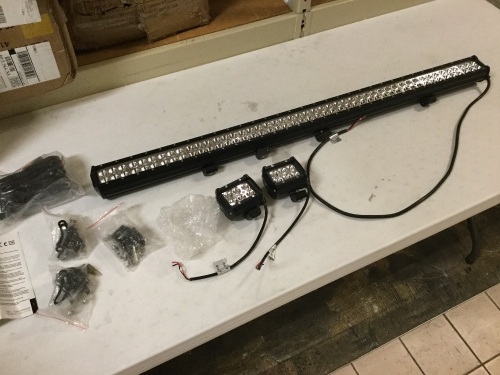 44" LED Light Bar and Flood Light Combo. Appears New - Lot 254