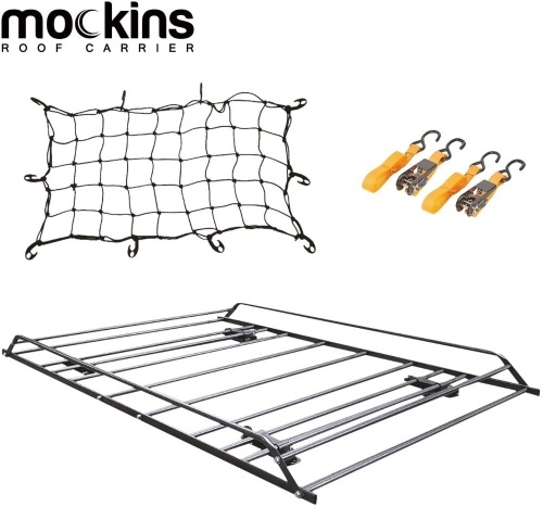 Mockins Roof Rack Rooftop Cargo Carrier with Cargo Net - Lot 261