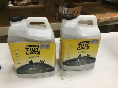 (2) 20-Pound Jugs of Tidy Cats Clumping Litter - Lot 283