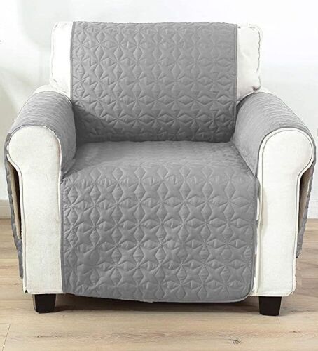 RBSC Home Armchair Covers, Set of 2, 79" x 76" x 23", Gray - Appear New - Lot 328