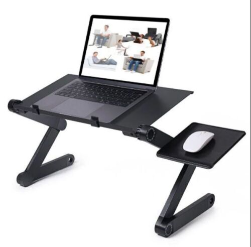 Multifunctional Laptop Table, Alluminum Alloy Folding Computer Desk - Appears New - Lot 330