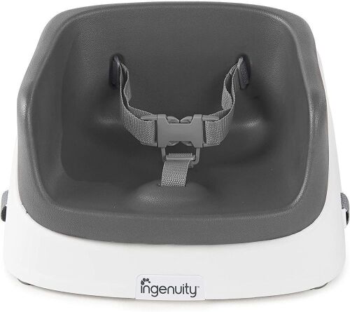 Ingenuity Smartclean Toddler Booster Seat, Slate - Appears New in Damaged Box  - Lot 360