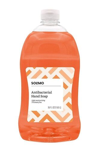 Solimo Antibacterial Liquid Hand Soap, 56 Fl Oz - NEW - Lot 369