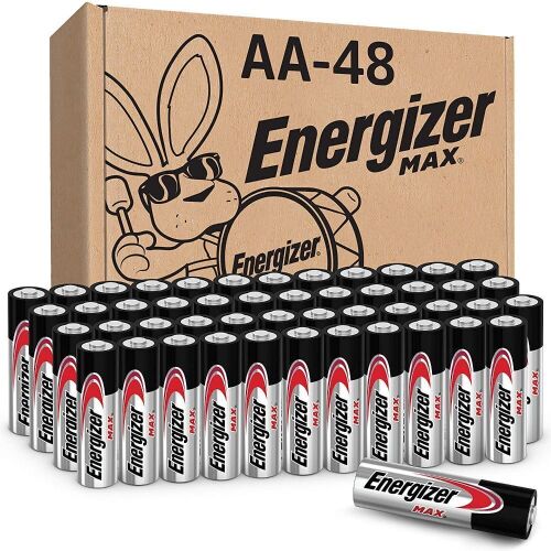 Energizer AA Batteries, 48 Count, Double A Max Alkaline Battery - NEW - Lot 370