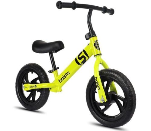 BAISHS No Pedal Toddler Balance Bike, 12", Yellow - Appears New - Lot 375