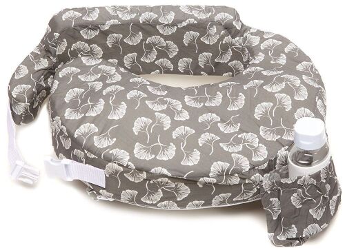 My Brest Friend Original Nursing Posture Pillow, Grey/White - Appears New - Lot 381