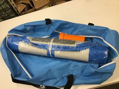 Ejia Inflatable Air Track Gymnastics Tumbling AirBox Mat, Blue, Size Unknown - Appears New - Lot 389