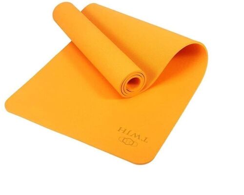 TWJH Thick Yoga Mat with Carrying Bag - Appears New - Lot 438
