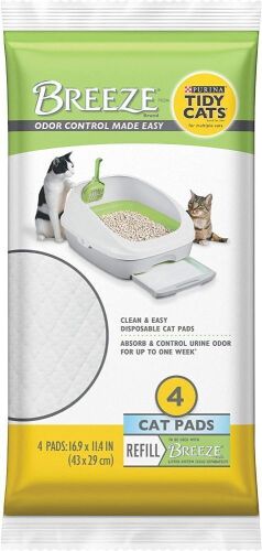 Lot of (3) Purina Tidy Cats Breeze Litter System Cat Pad Refills, 4 Ct - NEW - Lot 502