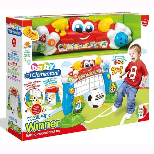 Clementoni Baby World Cup Winner Interactive Goal - Appears New  - Lot 521