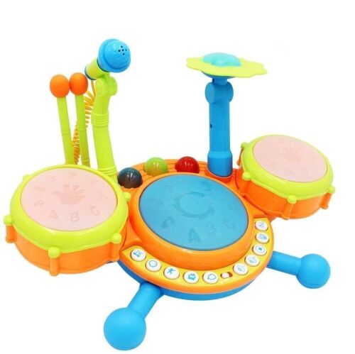 Aniki Toys Kinematic Jazz Drum With Mic and Lights - Appears New  - Lot 527