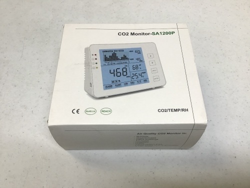 Digital CO2 Monitor. NEW - Lot 577