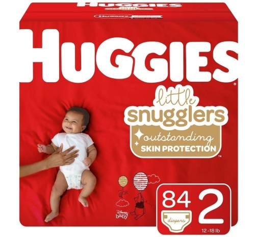 Huggies Little Snugglers Diapers Size 2 - Lot 597