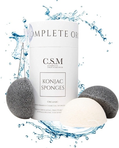 Lot of (2) CSM Organic Konjac Sponge 3-Packs - Lot 613
