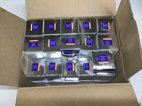 Lot of (41) Neutrogena Deep Moisture Day Cream SPF 20, 2.25 Ounce Bottles - Lot 621
