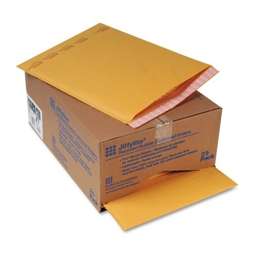 Lot of (2) New 25-Packs of Sealed Air Jiffylite Self Seal Mailer, #7, 14 1/4 x 20. Large Mailers - Lot 682