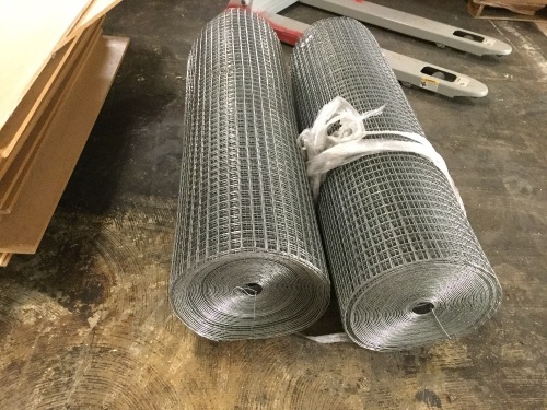 (2) Rolls of Metal Wire Fencing. 48" tall. Approximately 50 ft. Long - Lot 762