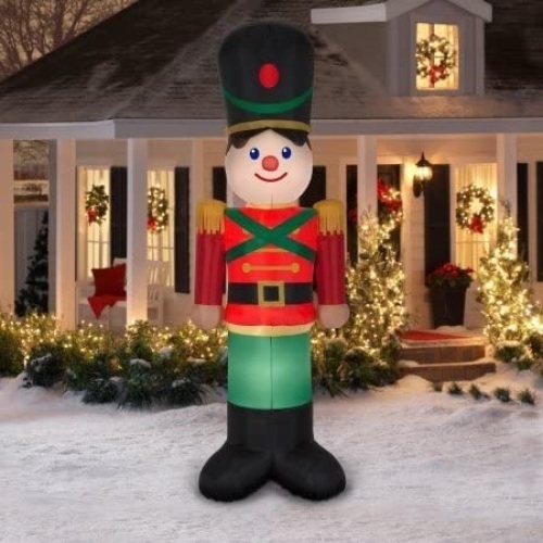 Holiday Time 10' Inflatable Toy Soldier - NEW  - Lot 776