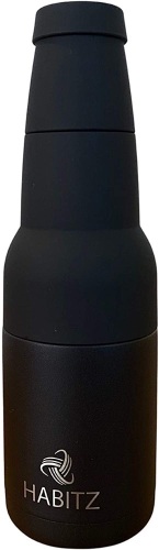 Lot of (4) Habitz Insulated Stainless Steel Beer Bottle and Can Cooler with Bottle Opener - NEW - Lot 3250
