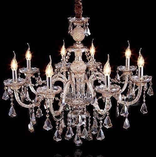 Cognac 8 Lights K9 Crystal Chandelier, 31x28 Inches. Appears New - Lot 41