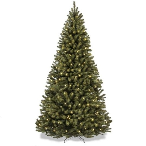 Pre-Lit 7.5 ft. Artificial Spruce Christmas Tree w/ Incandescent Lights. Appears New - Lot 93