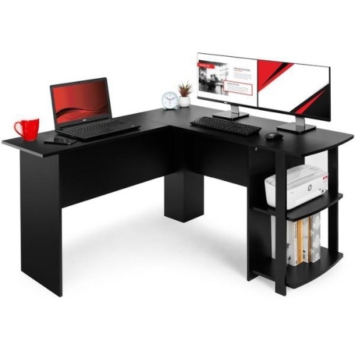 L-Shaped Corner Computer Office Desk. Appears New - Lot 94