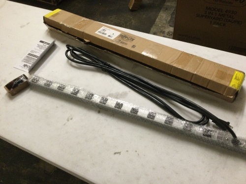 Tripp Lite 12 Outlet Bench & Cabinet Power Strip, 36 in. Length, 20A, 15ft Cord with 5-20P Plug. Appears New - Lot 167