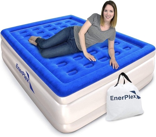EnerPlex Queen Air Mattress with Built in Pump. New - Lot 170