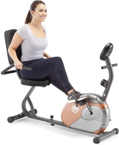 Marcy Recumbent Exercise Bike with Resistance ME-709. Appears New - Lot 183