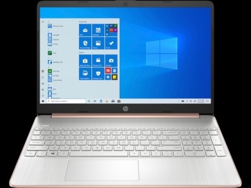 HP Laptop 15-ef1003ds (3J349UA), Windows 10 Home 64, AMD Athlon Gold processor, 8 GB memory; 256 GB SSD storage, 15.6" diagonal - New/Unopened  - Lot 80