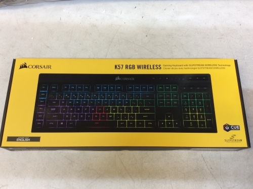 CORSAIR K57 RGB Wireless Keyboard with Slipstream Technology - New  - Lot 104