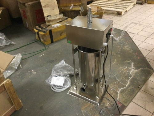 Electric Sausage Stufer. Powers Up and Moves Up and Down. Not Tested Further. - Lot 110