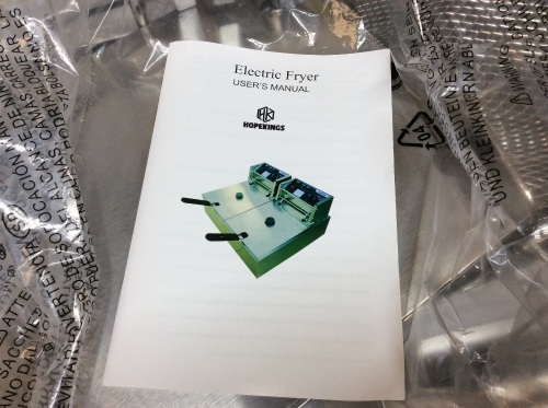 2 Basket Electric Fryer - Appears New, Untested - Lot 119