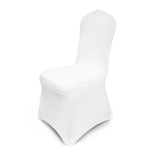 Spandex Chair Covers, White, 100 Pieces - Appear New  - Lot 121