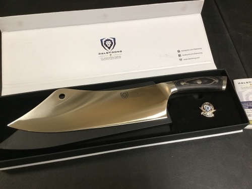 Dalstrong Gladiator Series 12" 'Crixus' Chef & Cleaver Hybrid Knife - Appears New   - Lot 141