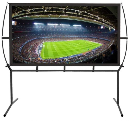 Projector Screen with Stand 120 inch, New - Lot 167