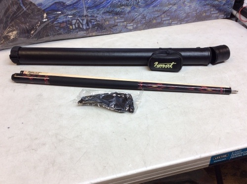 IgnatGames 58" Canadian Maple Professional Billiard Pool Cue Stick with Hard Case, 3 Finger Glove, and Chalk Holder - Appears New  - Lot 261