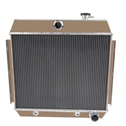 4 Row Aluminum Radiator Fits 1955 1956 1957 Chevy Bel-Air & Nomad L6 V8 Engine - Appears New  - Lot 304